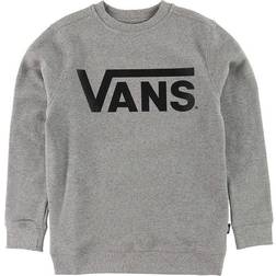 Vans Boy's Classic Crew Sweatshirt - Cement Heather/Black (VN0A36MZADY1)