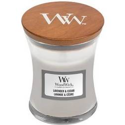 Woodwick Lavender & Cedar Small Doftljus 85g