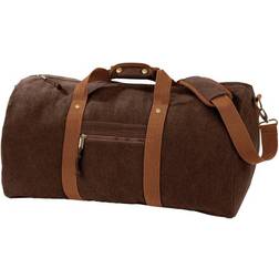 Quadra QD613 Vintage Canvas Holdall - Vintage Brown