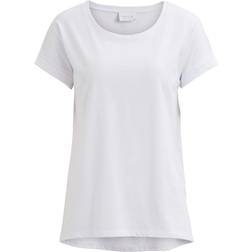 Vila O-Neck Basic T-shirt - White/Optical Snow