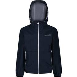 Regatta Kid's Haskel Waterproof Hooded Jacket - Navy