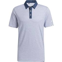 Adidas Heat.RDY Micro Stripe Polo Shirt Men - Crew Navy/White