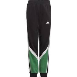 adidas Comfort Colorblock Pant Kids - Black/Core Green/White
