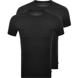 Levi's Slim Fit Crew Neck T-shirt 2-pack - Black