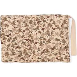 Konges Sløjd Changing Mat With Dinosaur Print Beige One Size