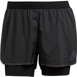 Adidas Adizero 2 In 1 Shorts - Black