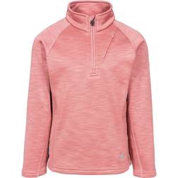 Trespass Celina Kid's Half Zip Fleece - Dusty Rose