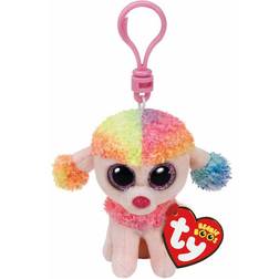 TY Beanie Boos Rainbow Poodle Clip 13cm