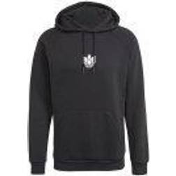 adidas Loungewear Adicolor 3D Trefoil Graphic Hoodie - Black