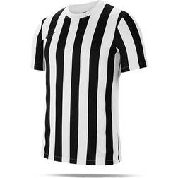 Nike Striped Division IV Jersey Kids - White/Black/Black