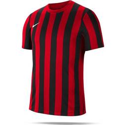 Nike Striped Division IV Jersey Kids - University Red/Black/White