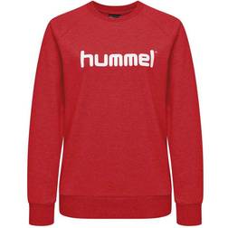 Hummel Dames Sweatshirt Cotton Logo - Rouge