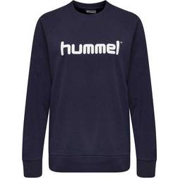 Hummel Dames Sweatshirt Cotton Logo - Bleu