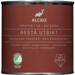 Alcro Utsikt Träfärg Vit 0.75L