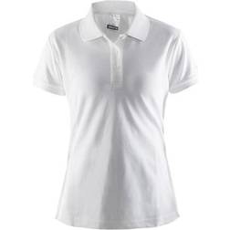 Craft Pique Classic Polo Shirt Women - White