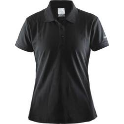 Craft Classic Pique Polo Shirt - Black