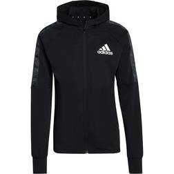 adidas Aeroready Designed To Move Sport Motion Logo Hoodie Men - Black/White