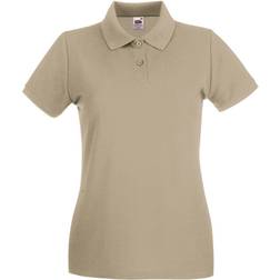 Fruit of the Loom Premium Short Sleeve Polo Shirt - Khaki