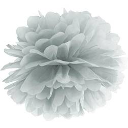 PartyDeco Pom Pom Silver