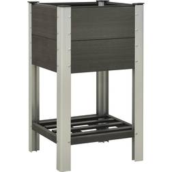 vidaXL Garden Raised Bed with Shelf Plantekasse