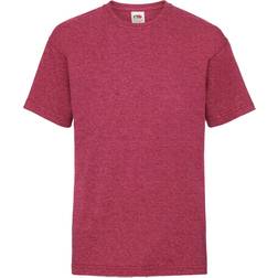 Fruit of the Loom Kid's Valueweight T-Shirt - Heather Red (61-033-0VH)