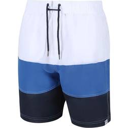 Regatta Bratchmar VI Swim Shorts - White/Nautical Blue/Navy