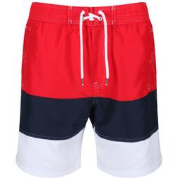 Regatta Bratchmar VI Swim Shorts - Red/Navy/White