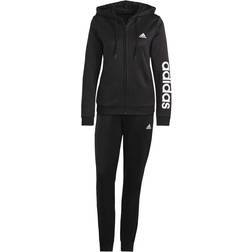 Adidas Essentials Logo French Terry Tracksuit Women - Black/White