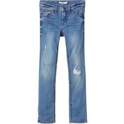 Name It X-slim Fit Jeans - Blue/Light Blue Denim (13184247)