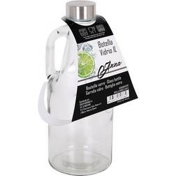 BigBuy Glass Vattenflaska 1L