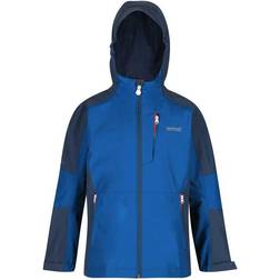 Regatta Kid's Calderdale II Waterproof Hooded Walking Jacket - Nautical Blue Dark