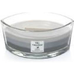 Woodwick Warm Woods Ellipse Grey/Brown Duftlys 453g