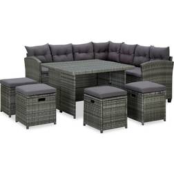 vidaXL 315231 Loungeset, 1 Bord inkl. 1 Soffor