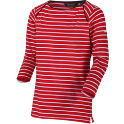 Regatta Kimberley Walsh Polina Printed Long Sleeved T-shirt - True Red Stripe