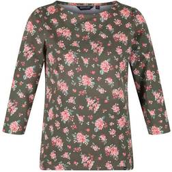 Regatta Kimberley Walsh Polina Printed Long Sleeved T-shirt - Grape Leaf Floral