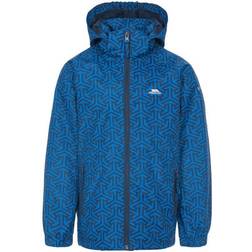 Trespass Boy's Sweeper Printed Waterproof Jacket - Blue Arrow Print