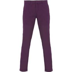 ASQUITH & FOX Casual Chino Broek Paars