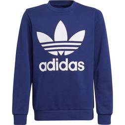 adidas Junior Trefoil Crew Sweatshirt - Night Sky/White (H37743)