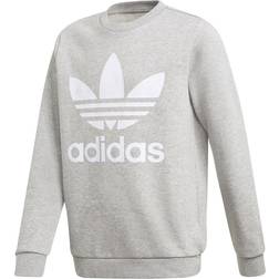 Adidas Juniors Trefoil Crewneck Sweatshirt