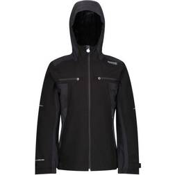 Regatta Kid's Highton Waterproof Hooded Walking Jacket - Black Ash