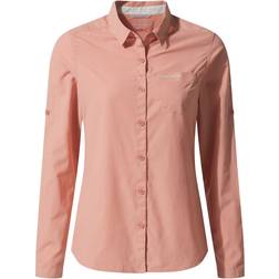 Craghoppers NosiLife Bardo Long Sleeved Shirt - Rosette Pink