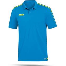 JAKO Striker 2.0 Polo Shirt Men - Jako Blue/Neon Yellow