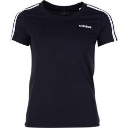 Adidas Essentials 3S Slim Tee Black/White Female