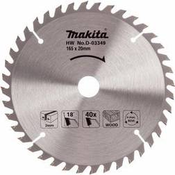 Makita Pyörösahanterä D-03349, Ø165x20x2.0mm, 40T