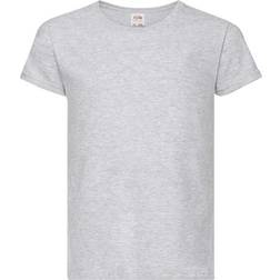 Fruit of the Loom Girl's Valueweight T-shirt - Heather Grey (61-005-094)