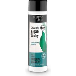 Organic Shop Blue Lagoon Organic Algae & Clay Strengthening Shampoo 280ml