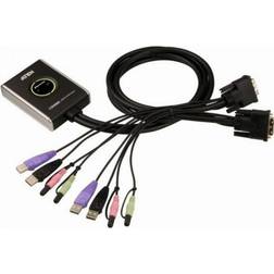 Aten CS682 KVM USB A/3.5mm/DVI - 3.5mm/USB A F-M