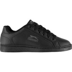 Slazenger Ash Lace Junior Trainers - Black/Charcoal