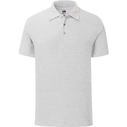 Fruit of the Loom 65/35 Tailored Fit Polo Shirt - Heather Grey