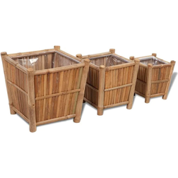 vidaXL Flower Boxes 3 pack 41507 Plantekasse